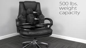 Choose the impressive 500 lb. Extra Wide Big Tall Leather Desk Chair Modern Office
