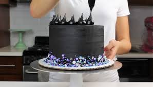 Chocolate Ganache Frosting Chelsweets Ganache Cake Black Frosting Butter Cream