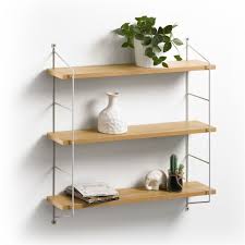 Etagere Murale Blanche A 3 Niveaux Gifi 813862x Etagere Murale Noire Etageres Murales Salon Etageres Murales