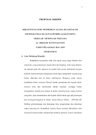 Selanjutnya adalah contoh untuk proposal kegiatan sekolah. Contoh Proposal Lengkap Pdf Guru Ilmu Sosial