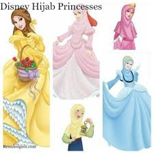 Disney Princesses In Hijab 11 Pics Of Disney Princesses Muslim Version Mutevazi Moda Disney Prensesleri Kizlar