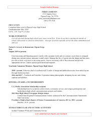 How write about future activities on resume. 2020 Pfhta Pfhs Student Scholarship Sample Resume Pigeon Forge Hospitality And Tourism Association