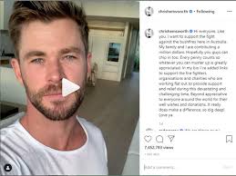 Christopher hemsworth (born 11 august 1983) is an australian actor. Chris Hemsworth Pledges 1 Million Dollars Towards Aussie Bushfires Relief Efforts