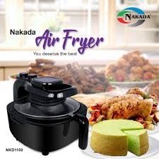 An air fryer is a small countertop convection oven designed to simulate deep frying without submerging the food in oil. Nakada Air Fryer Nkd1100 01 Gifyu