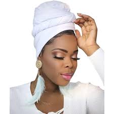 Hair Wraps For Black Women Head Wraps For Black Women Stretch Head Scarf  Long African Black Jersey Hijab