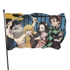 Demon Slayer 3x5 feet, Suitable for Outdoor Decoration and Garden  Decoration Flags in Summer : Amazon.ca: Patio, Lawn & Garden
