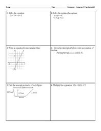 Cpm Answer Key Worksheets Teaching Resources Tpt