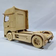 Wooden Truck Mercedes Benz Actros 1963 Ls Woodentruck Woodentoycars Scrollsaw Kayunganjuk