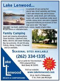 Maybe you would like to learn more about one of these? Lake Lenwood Beach And Campground Wisconsin Association Of Campground Owners