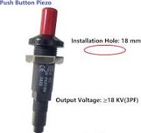 Propane Piezo Igniter Kit - 20" Spark Ignition With Ceramic Electrode For  Grills & Heaters