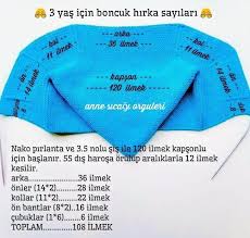 3 Yas Icin Tek Dugmeli Boncuk Hirka Sayilari Baby Knitting Patterns Bebek Yelek Orgu