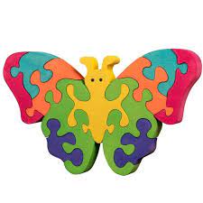 Wholesale toddler educational puzzle toy wooden kids jigsaw puzzle for kids arabic graphics alphabet letter wooden puzzle. Puzzles En Bois Pour Les Tout Petits Butterfly Kids Blocs En Etsy Puzzles For Toddlers Wooden Puzzles Wooden Jigsaw