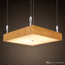 Applications for office lighting, school. Modern Wooden Led Suspending Light Ceiling Lamp Dia15 75inch Office Ceiling Lighting Fixture For Study Room Office Decoration From Zidone 45 23 Dhgate Com