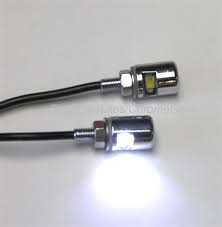 Sportbike Lites Motorcycle White Led License Plate Light Mounting Bolts
