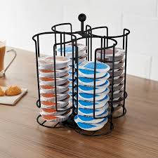 Revolving Coffee Pod Holder Black Coffee Pod Holder Coffee Pod Storage Dispenser Design