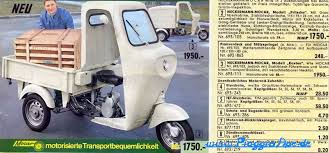 Mofa in fahrzeuge auf ricardo günstig kaufen | artikel neu und gebraucht kaufen & verkaufen auf dem grössten online marktplatz der schweiz ricardo. Neckermann Mocar Ahnl Piaggio Ape 1968 Katalog Angebot Mofa Motorrad Autos