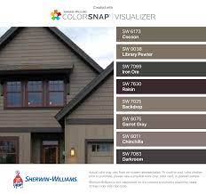 What do you think of the color sw backdrop, with this bedspread which is more or less a steely gray? I Found These Colors With Colorsnap Visualizer For Iphone By Sher Exterior House Paint Color Combinations House Paint Exterior Exterior Paint Colors For House