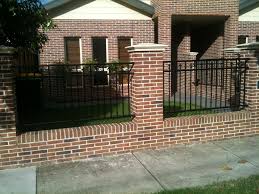 Brick Fence Designs House Fence Design Fence Design Brick Fence