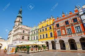 The city of zamość is one of europe's finest examples of a renaissance city located in the southeast of poland. Zamosc Poland September 01 2018 Great Market Square In Zamosc Stock Photo Picture And Royalty Free Image Image 113415207