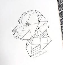 Trendy Tattoo Dog Geometric Animals 34 Ideas Geometric Art Animal Geometric Dog Tattoo Geometric Dog