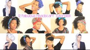 Unfurl your locks in the morning, fluff them up a bit, and get. 12 Head Scarf Styles For Natural Hair Kasheera Latasha Youtube