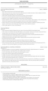 How confident are you feeling about your resume? Plant Electrician Resume Sample Mintresume
