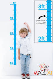 kids growth chart wall decals