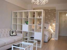 The unit below the tv provides extra room to keep stuff out of sight. Big Design Ideas For Small Studio Apartments Small Apartment Decorating Apartment Room Home Decor