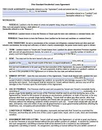 Lease agreement is a document written between the owner of a property and a renter to have. Free Ohio Rental Lease Agreement Templates Pdf Word Doc