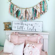 Home Party Decor Banners Pillows More Styles We Love Include Gold Silver And Sparkle Owner Amy Little Girl Rooms Baby Girl Room Big Girl Bedrooms