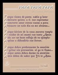 Poesia Para El Dia Del Padre 3 Poemas Dia Del Padre Poesia Dia Del Padre Poemas Para Padres