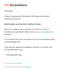 Screenhero Web Email Letter Templates Free Email Templates Letter Templates
