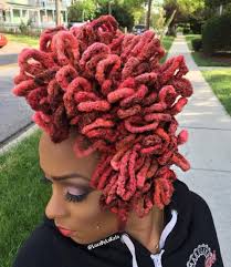 This short style is a combination of loose hair and dreadlocks. 30 Creative Dreadlock Styles For Girls And Women
