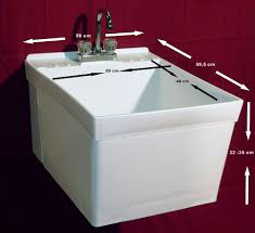 Ausgussbecken Waschtrog Waschbecken Spule Wanne Extra Gross Und Tief In Heimwerker Bad Kuche Spulen Ebay Evier Plan Vasque Evier En Inox