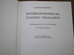 Rare * Rudolf Steiner Anthroposophical Leading Thoughts 1St Uk Edition 1973  – Richard Thornton Books