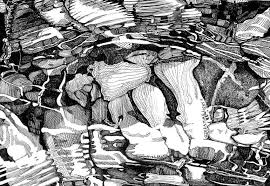 Streaming Light Ink Drawing Series Drawing Ink Drawing Hard Drawings Epic Drawings