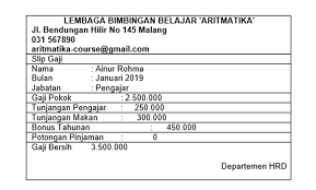 We did not find results for: Contoh Slip Gaji Karyawan Serta Komponen Penyusunnya