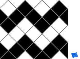 Diagonal Square Grid Tile Pattern Zig Zag For More On Tile Patterns And Home Design Click Thro Square Tile Pattern Patterned Floor Tiles Diamond Tile Pattern