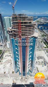 Real estate developer in miami, florida. Paramount Miami Worldcenter Construction Progress Photos Video Golden Dusk Photography