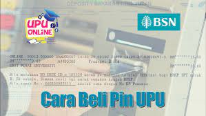 Encik x 9 months ago. Cara Pembelian Nombor Pin Upu Unik Id Bsn Sesi 2021 2022