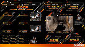 Hardcore Gaming Chat Overlay / Screen / Banner - OWN3D