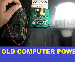 Make 350w Power Inverter 12v 220v From Old Computer Power Supply Computer Power Supplies Old Computers Electronic Circuit Projects