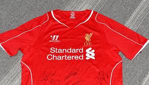 Sep 22 2020 thiago alcántara do nascimento signed a 4 year $41.6 million contract by transfer from bayern munich to liverpool f.c. Signed Liverpool Fc 2014 15 Home Shirt Charitystars