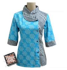 Mengenakan bawahan samping batik dengan motif yang. 20 Model Baju Batik Kancing Samping Untuk Kerja Model Baju Batik Kantor