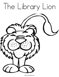 He lived 19 years in the spencer library, and became famous around the he brought hope to the small town. Library Lion Coloring Pages Novocom Top