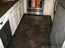 Diy Herringbone Tile Floor Using Peel Stick Vinyl Knock It Off Herringbone Tile Floors Vinyl Flooring Kitchen Vinyl Wood Flooring