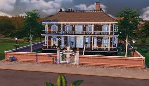 Stately plantation style home design. I Made A Completely Renovated Old Plantation House Style You Can Find It As Petite Plantation Home In The Gallery It Took Me 2 Days Lol Sims4