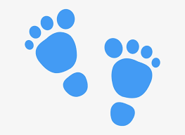 Baby Footprints Border Clip Art Congratulations It S A Boy Png Image Transparent Png Free Download On Seekpng
