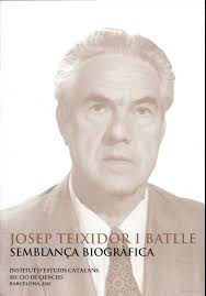 Josep teixidor i batlle semblanca biografica : conferencia