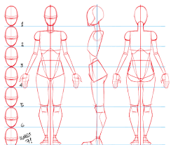The artist's guide to the dynamics of figure drawing. This Is An Awesome Drawing Guide By Renecordova You Can Use It When Drawing The Human Fe Human Body Drawing Figure Drawing Practice Drawing Body Proportions